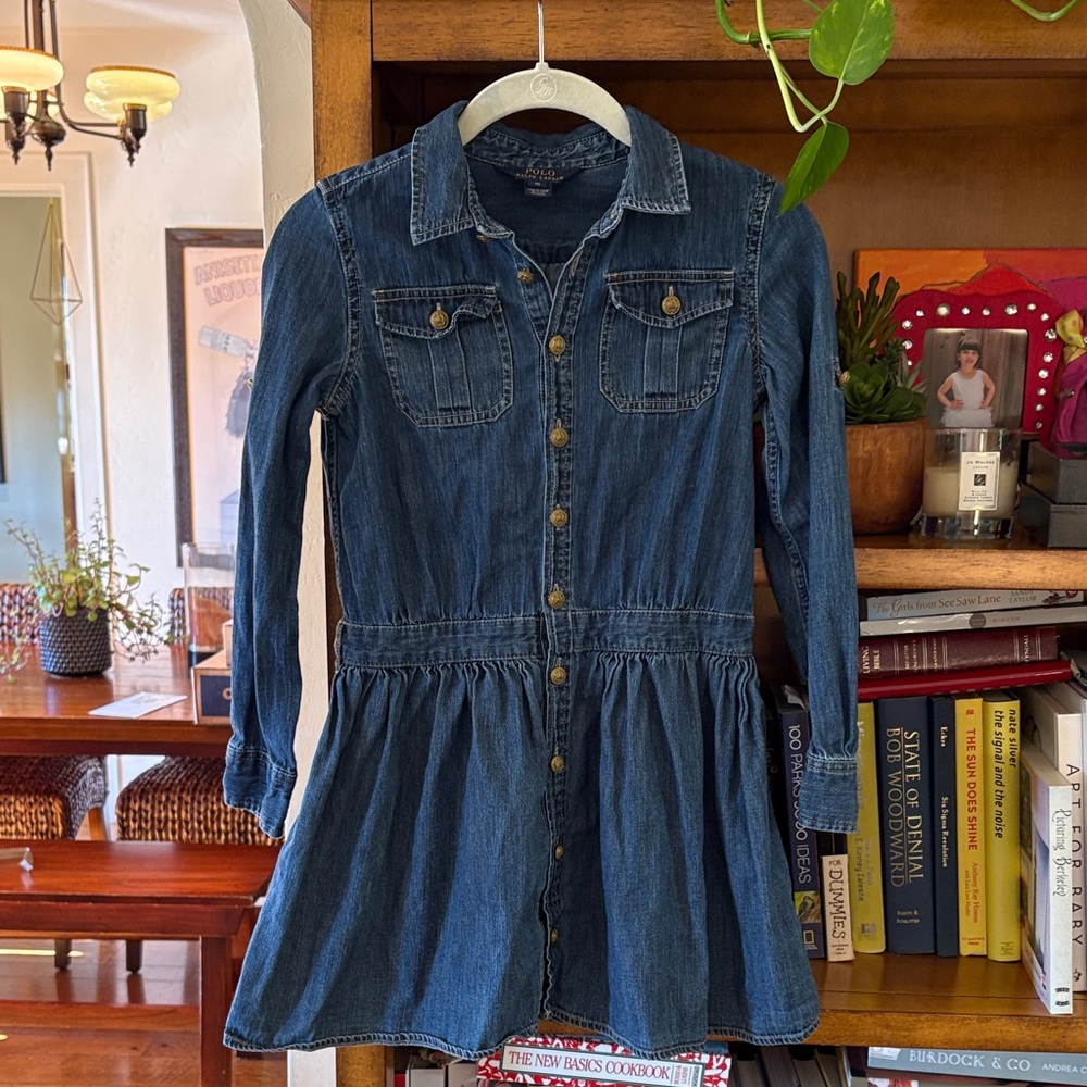 Polo Ralph Lauren Dark Blue Denim Dress